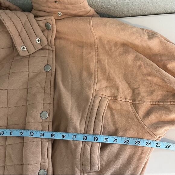 Free People Oversized Knit Quilted Jacket M/L NWT - Picture 12 of 13